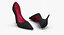Zapatos de mujer de gamuza negro
