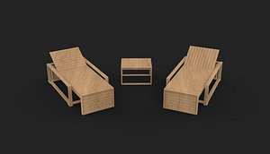 3D Sunbes 3D model model