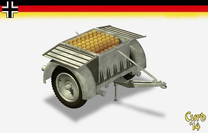 sd ah 32 ammo trailer