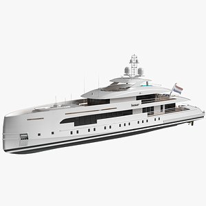 Heesen Home Luxury Yacht Dynamic Simulation 3D model