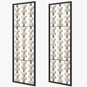Decorative room divider by Galerie Glustin 3D model