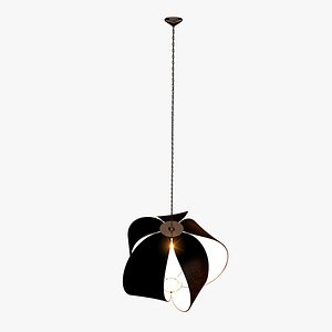 3D wooden mono chandelier model