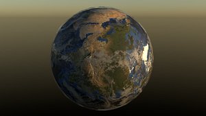 Photorealistic Earth 3D  Day Night Clouds