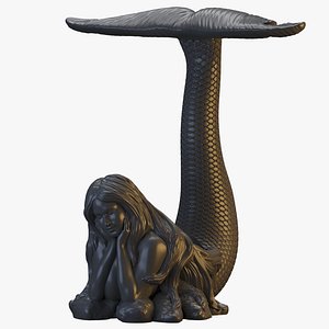 3D beautiful mermaid