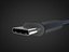 USB 4 thunderbolt cable 3D model