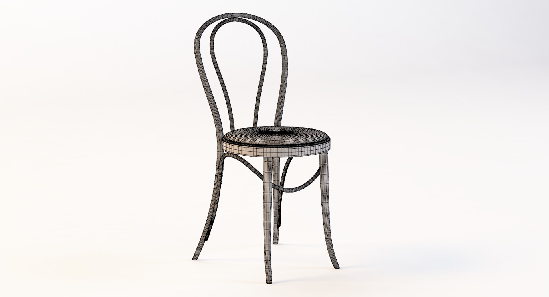 3D Bentwood Chair TurboSquid 1288836