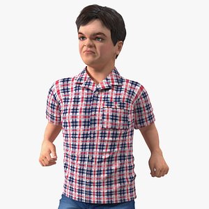 Character Dwarf Man Everyday Style Rigged