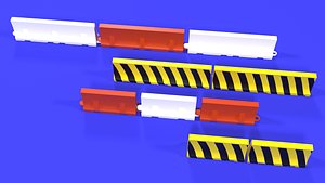road barriers 3D
