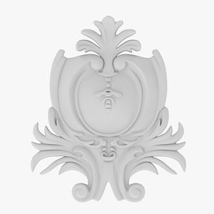 Cartouche Ornament 001 model