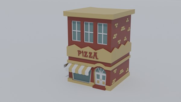 3D cartoon shops model - TurboSquid 1677752