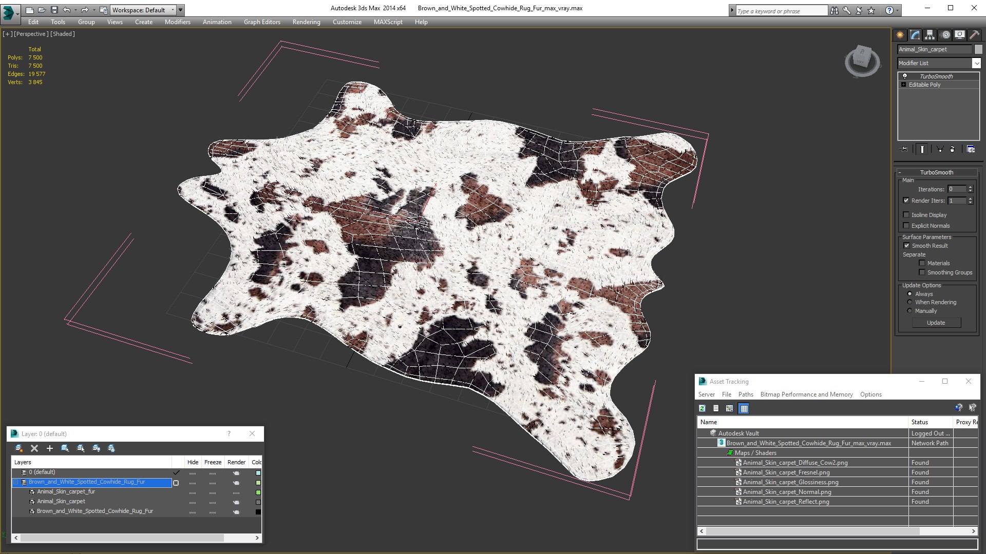 3D model Brown and White Spotted Cowhide Rug Fur https://p.turbosquid.com/ts-thumb/Cw/aqeDvI/PZ/brownandwhitespottedcowhiderugfurmb3dmodel018/jpg/1643377554/1920x1080/fit_q87/70eb9a3290570acf173dd9f9f03dbbfb56e1c22a/brownandwhitespottedcowhiderugfurmb3dmodel018.jpg