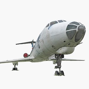 3D Plane wreck TUPOLEW  -134 a