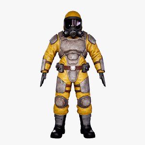 Hamzat suit 3D model