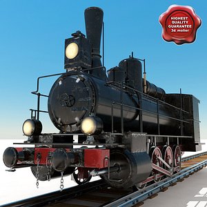 lightwave old steam locomotive