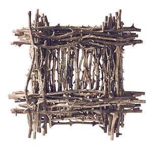 3D branch decor tree