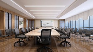 3D Conference Room 08 model