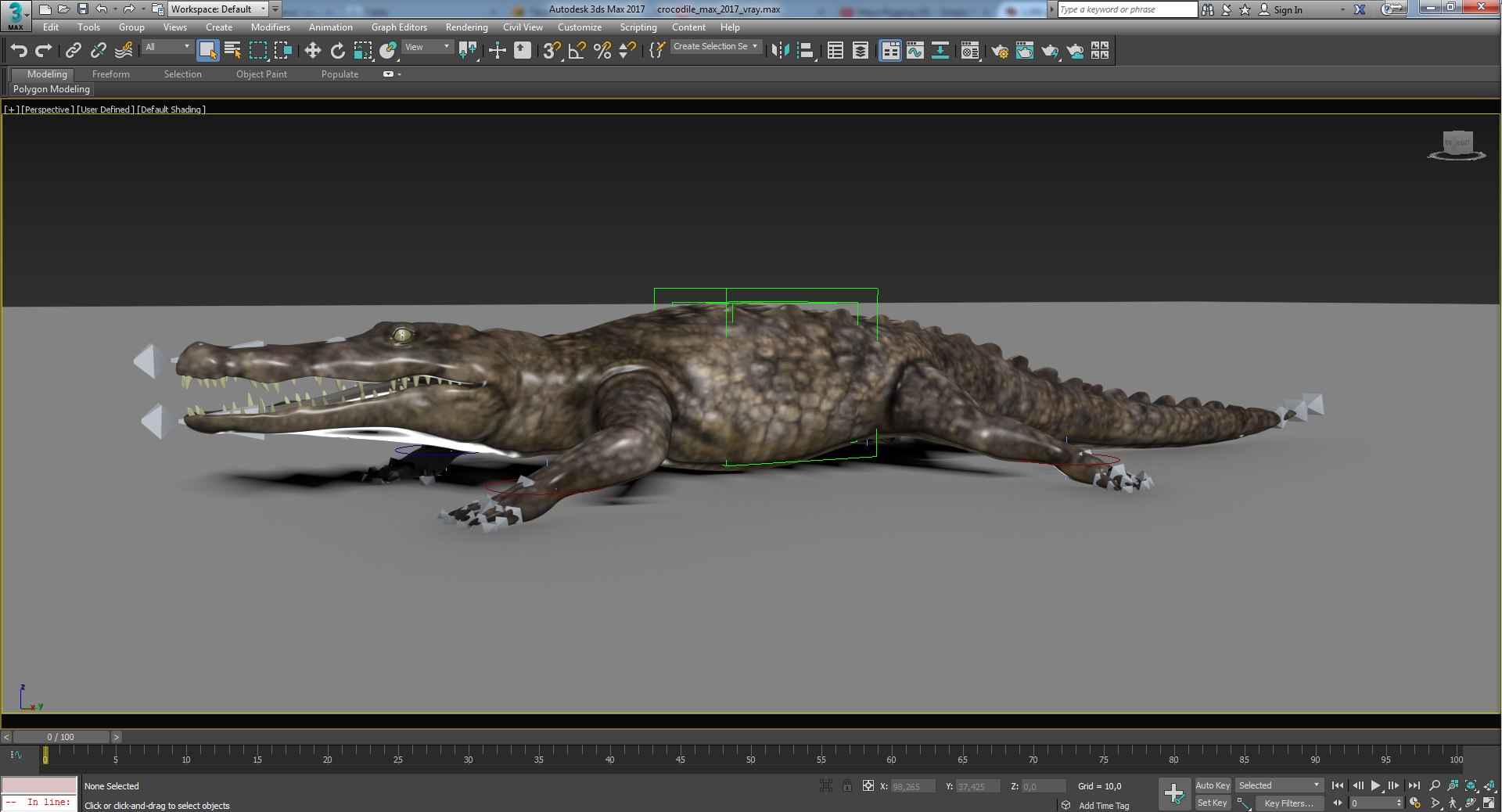 Crocodile Rigging Model - TurboSquid 1193543