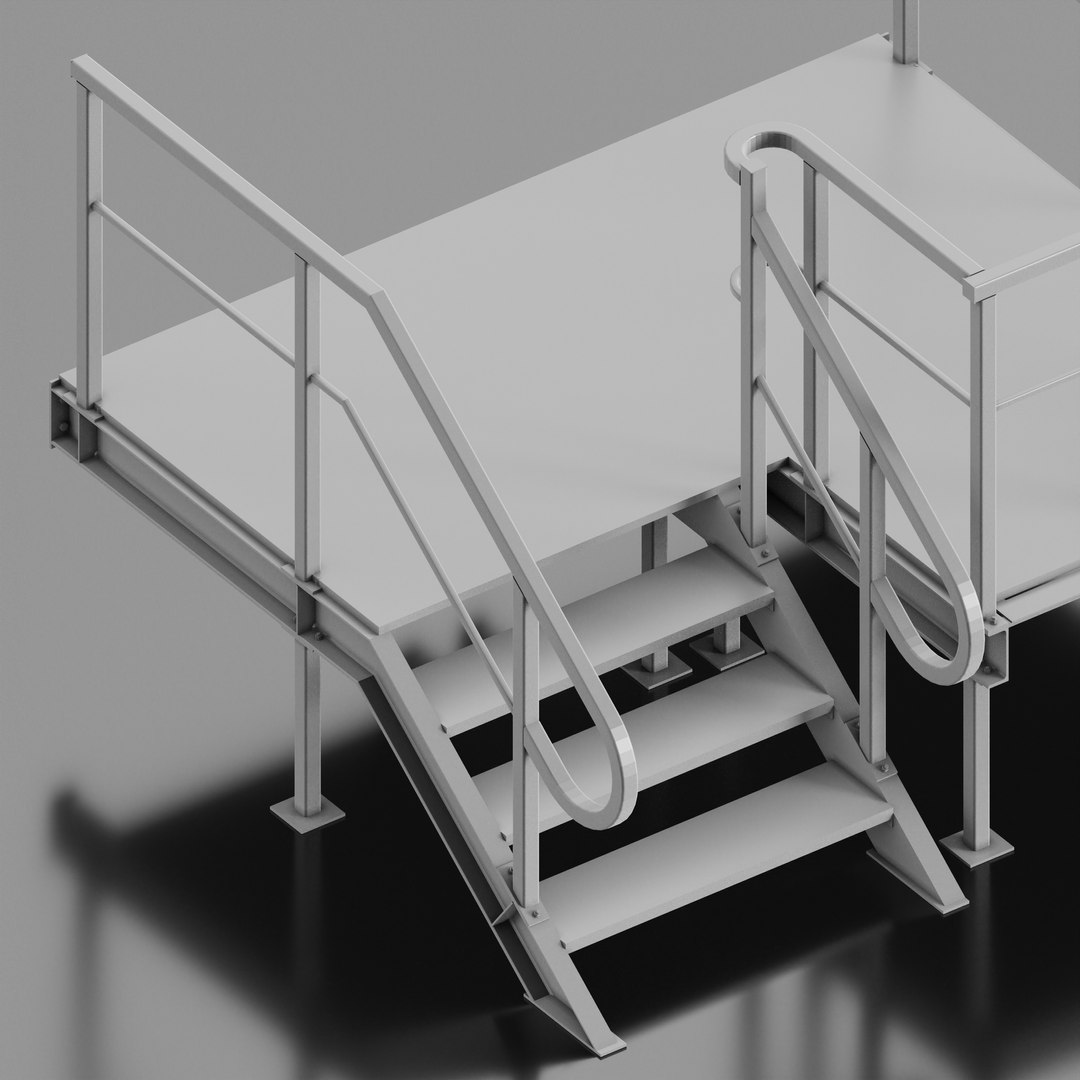 Ramp Metal 3D Model - TurboSquid 2242641