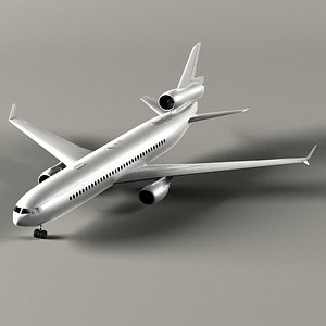3d plane model