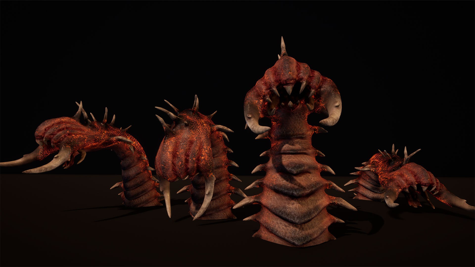 3D Hell worm guard model https://p.turbosquid.com/ts-thumb/Cw/uyeXS3/Tk/3_1/jpg/1754042754/1920x1080/fit_q87/a9208244ec375866096a8a2701d0ca3d60f0ca3e/3_1.jpg
