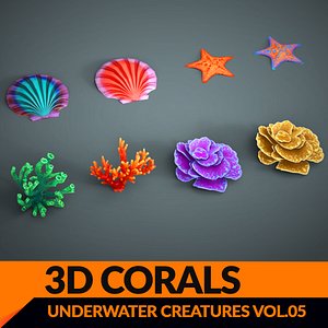Coral Reef and Seaweed Underwater Environment Assets Pack