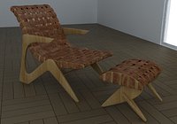 Armchair Adesso - Z Line Chaise Lounge by José Zanine Caldas