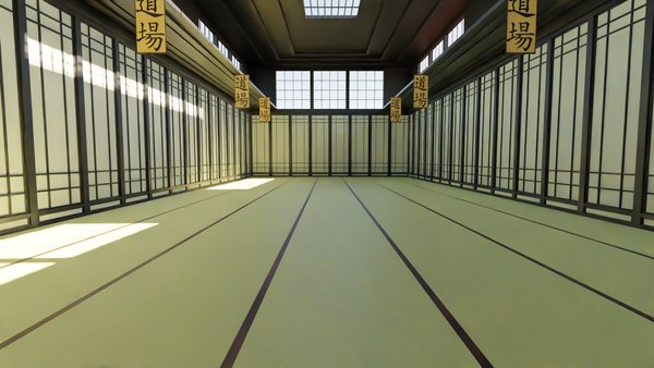 Kung-Fu Hall 3D model