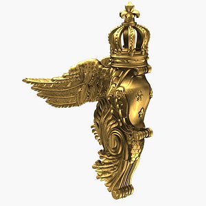 3D Figurehead vessel Commerce de Marseille 1788 model