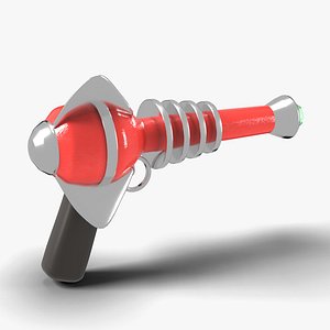 Retro Atomic Ray Gun Pistol - 1950s Sci-Fi Blaster Prop