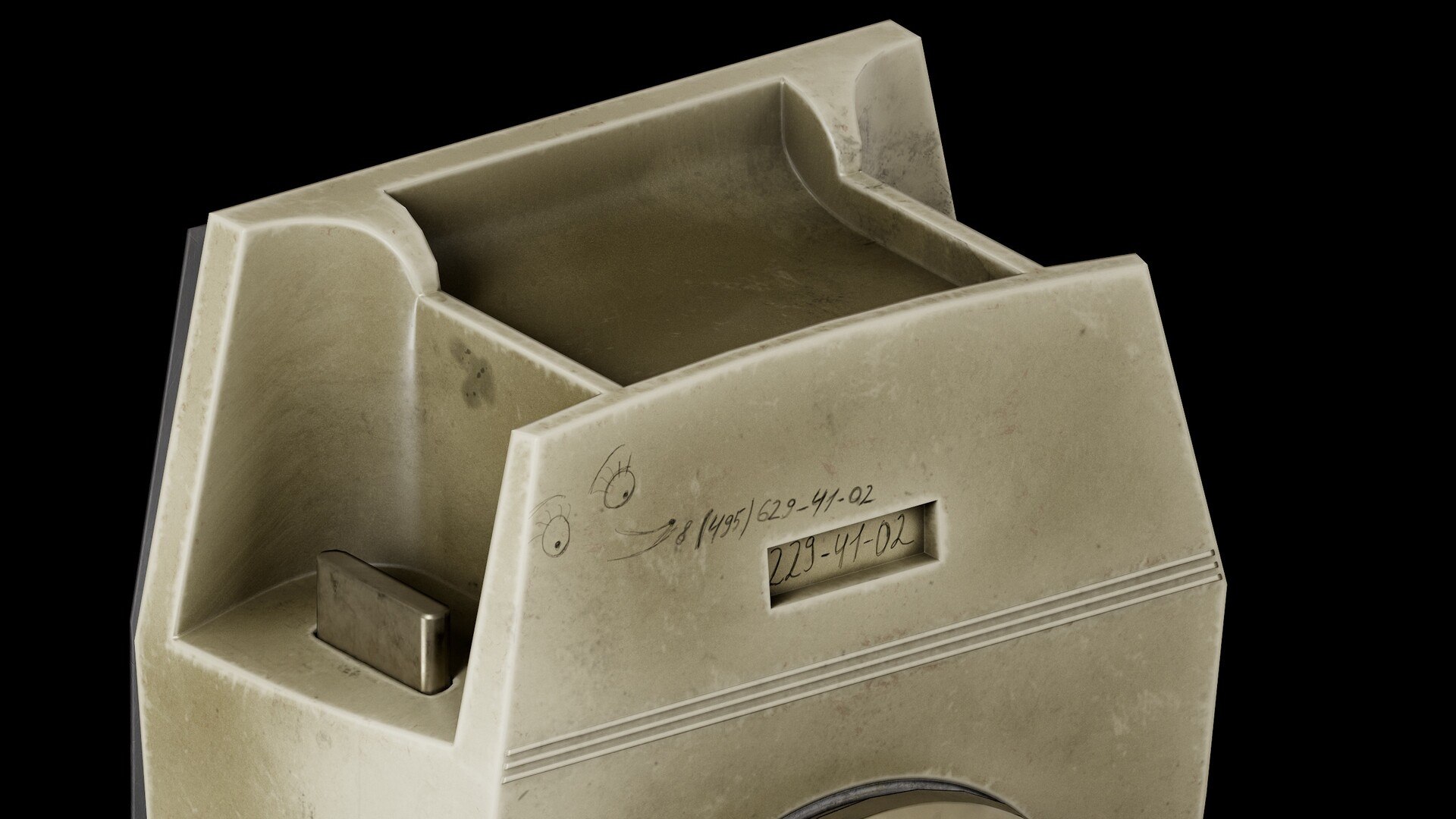3D Retro Telephone Low-Poly model - TurboSquid 2092034