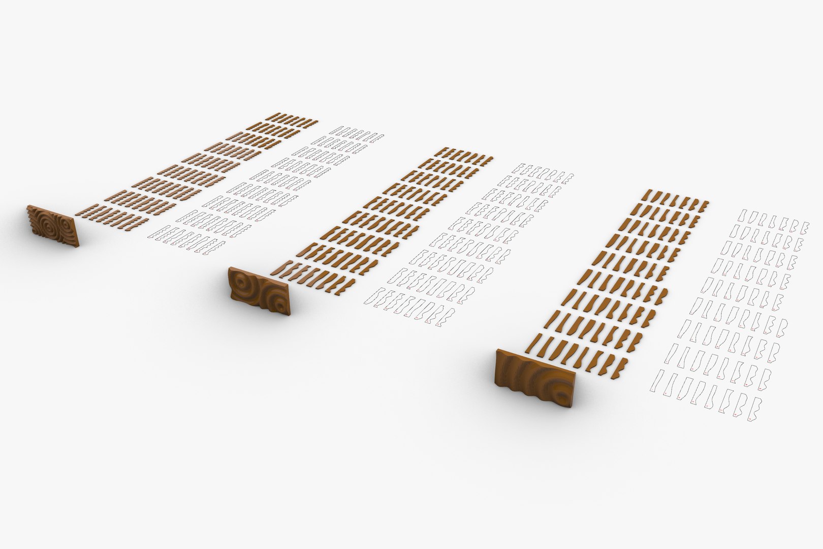 3D Water Ripples Wooden Wall Panels - TurboSquid 1968193