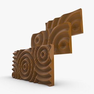 3D Water Ripples wooden wall panels