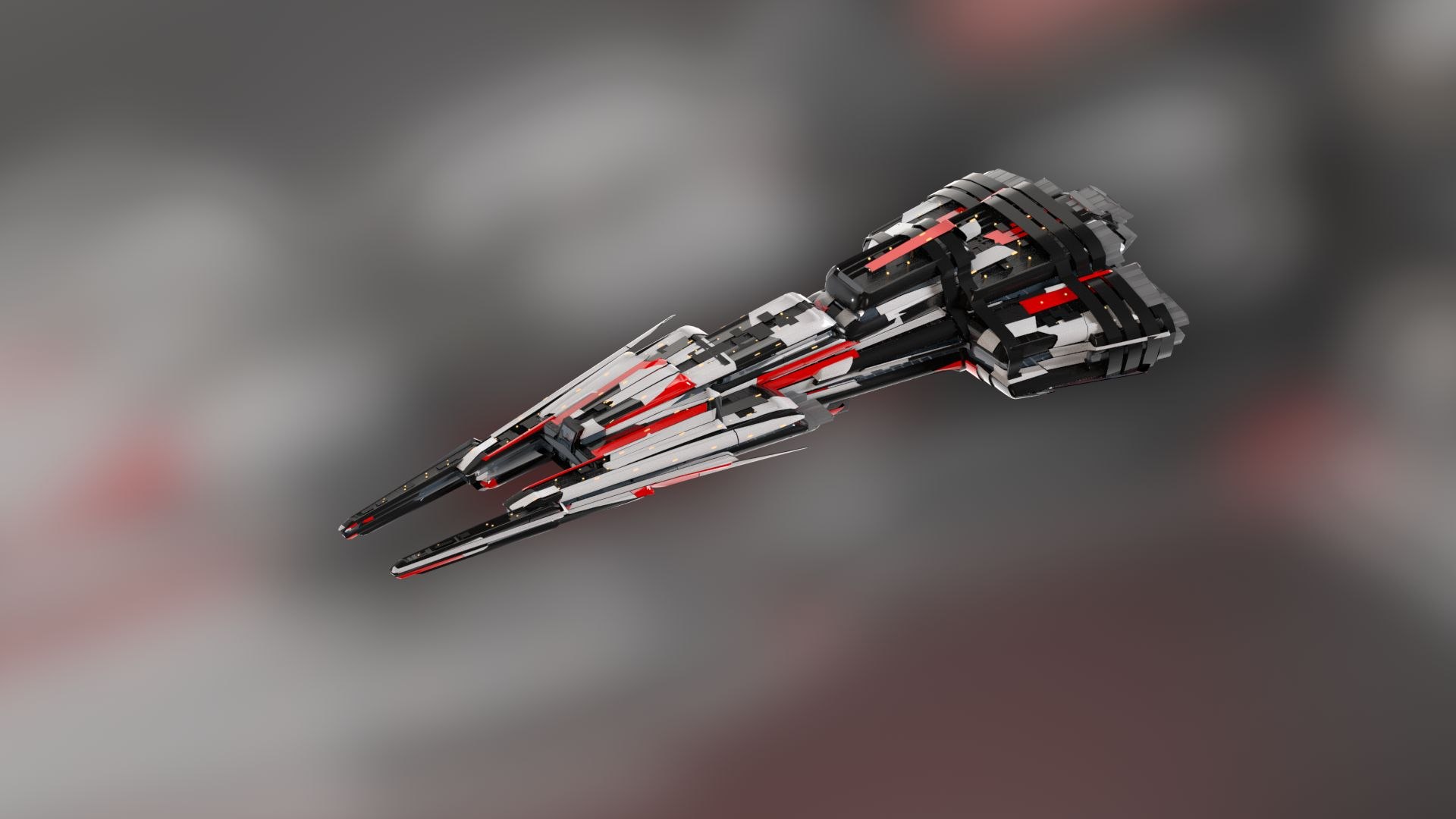 Lowpoly Sci Fi Spaceship Space Craft Air Vehicle 04 3D - TurboSquid 1842459
