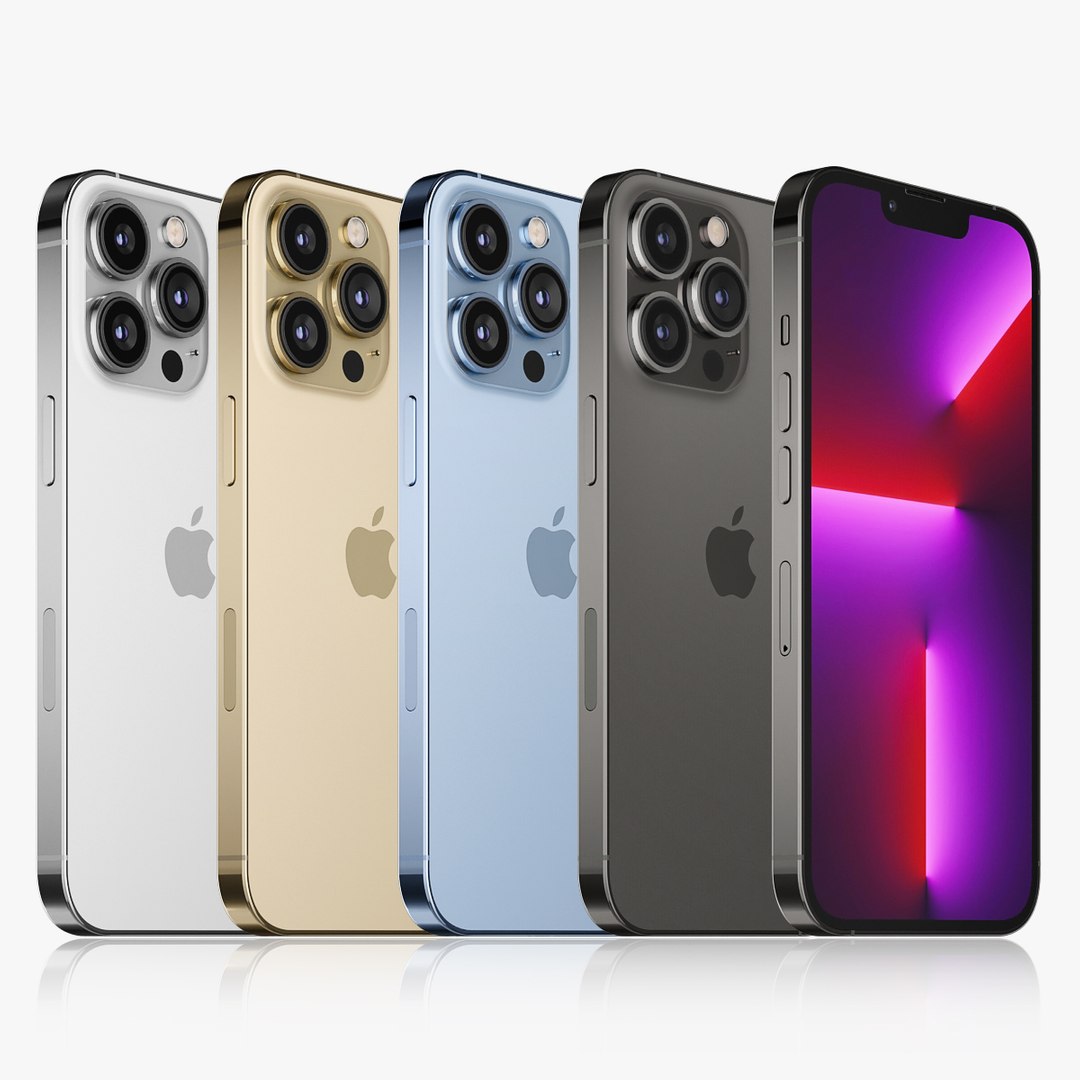 Mod le 3D De Apple IPhone 13 Pro Toutes Les Couleurs TurboSquid 1794822