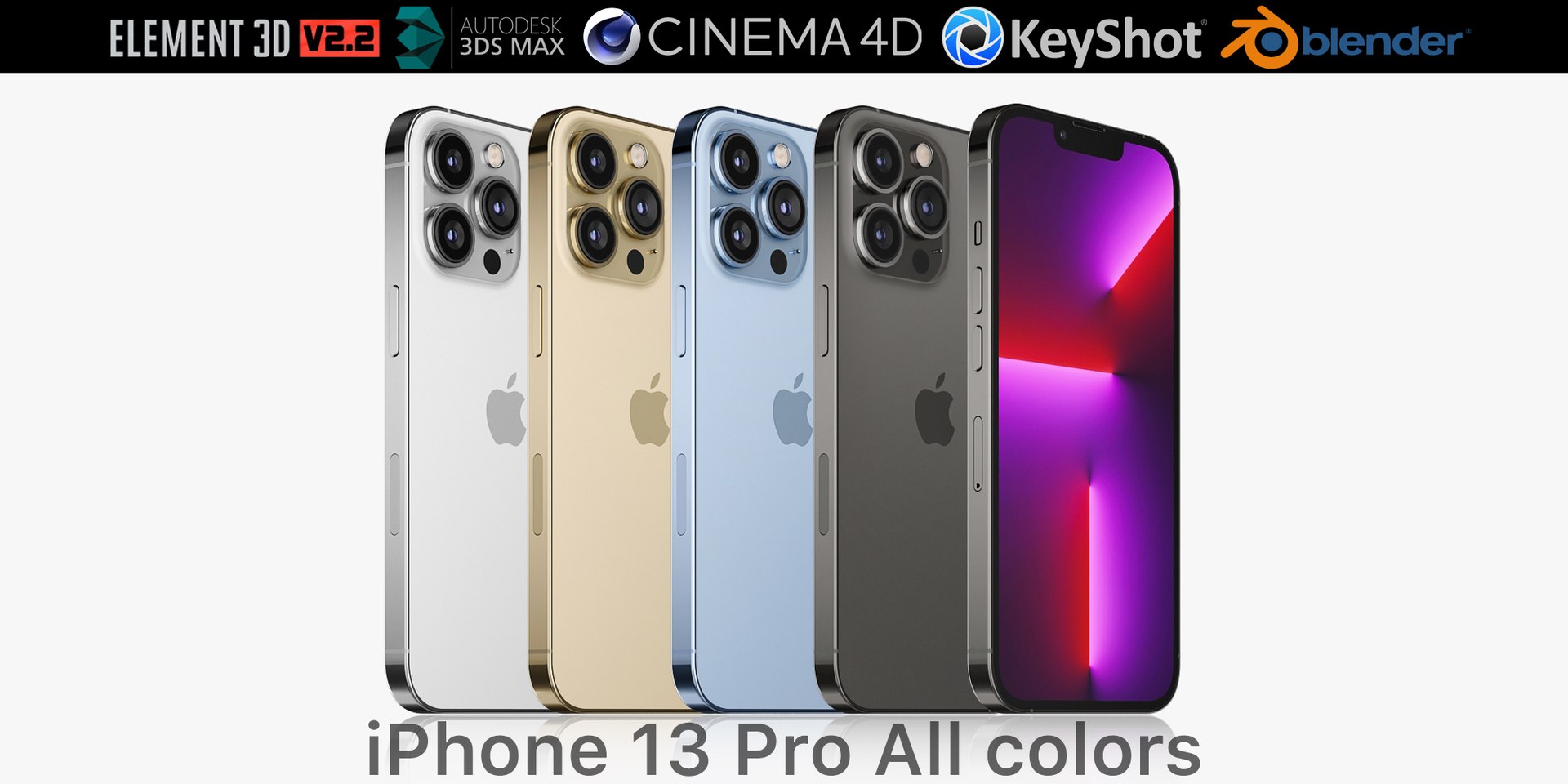 Apple iPhone 13 Pro All colors 3D model https://p.turbosquid.com/ts-thumb/Cx/7X5Wcq/V6/2maincg/jpg/1633133231/1920x1080/fit_q87/0de2a28cf1db740e49b384d95ecd34b1b232f2e5/2maincg.jpg