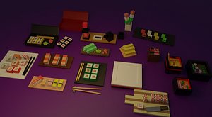 Large Sushi Ramen Set