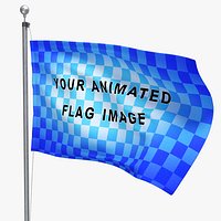 Loop Flag Animation with Pole