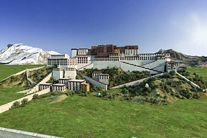 3D model The Potala Palace Chinese Ancient Architecture Traditional Chinese Ancient Buildings