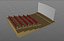 3D Low-poly cinema hall movie theater model model