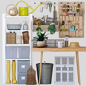3D model garden tools