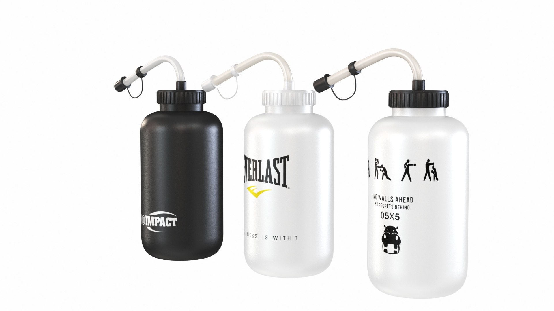 3D Boxing Water Bottle Set - TurboSquid 1947568