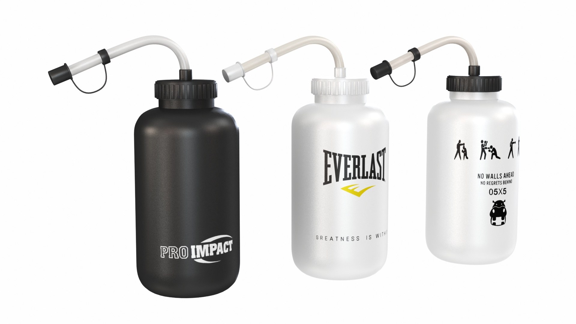 3D Boxing Water Bottle Set - TurboSquid 1947568