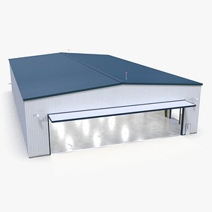 3D Aircraft Hangar model