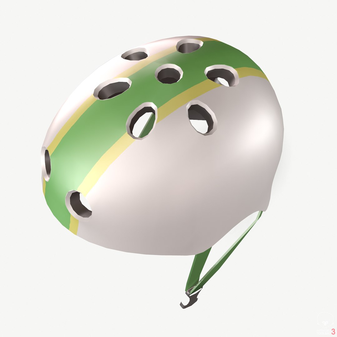 Lime Scooter Helmet Model TurboSquid 1516922