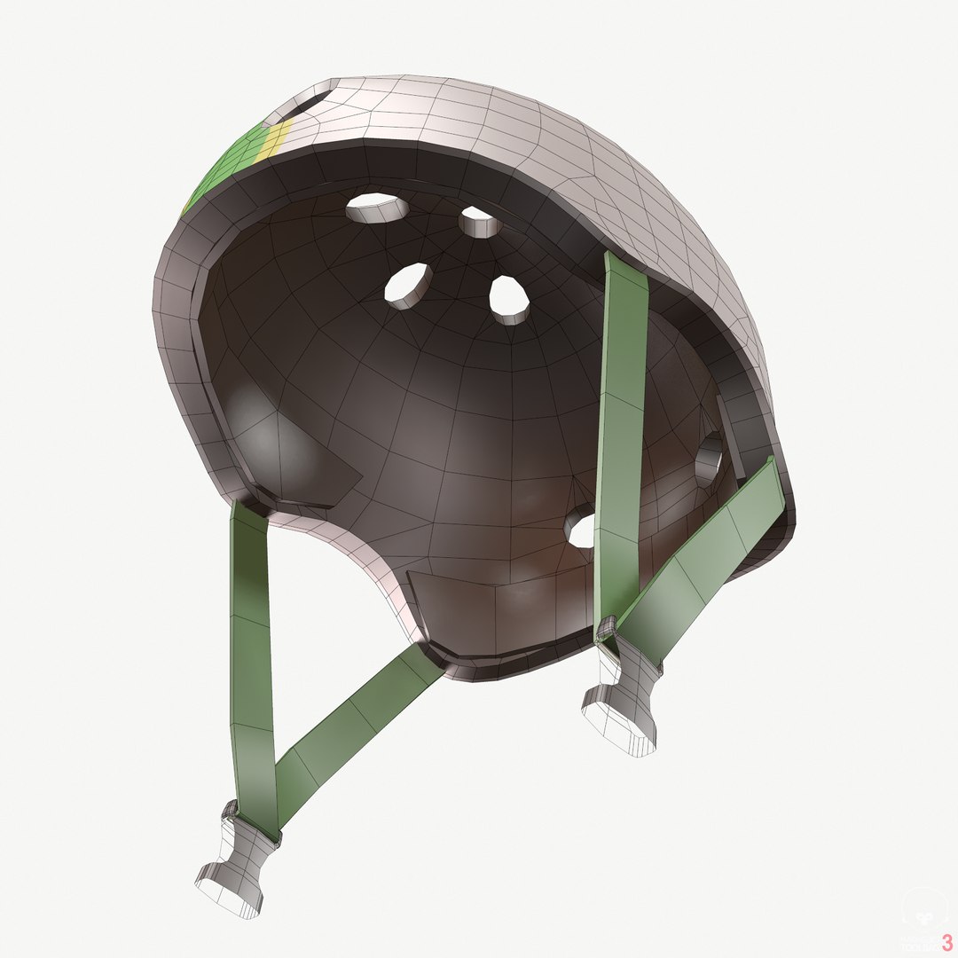 Lime Scooter Helmet Model TurboSquid 1516922