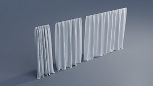 Curtains 3D model