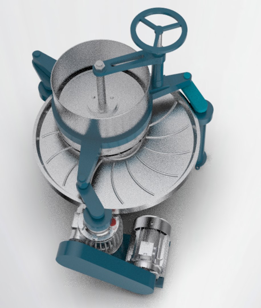 Tea Rubbing Machine 3D Model - TurboSquid 1439289