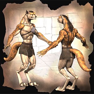 fantasy creature 3d obj