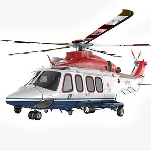 3D AW139 CITIC Offshore Helicopter L2200