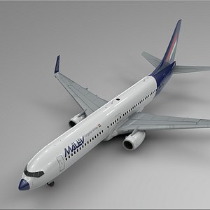 3D malev hungarian airlines boeing